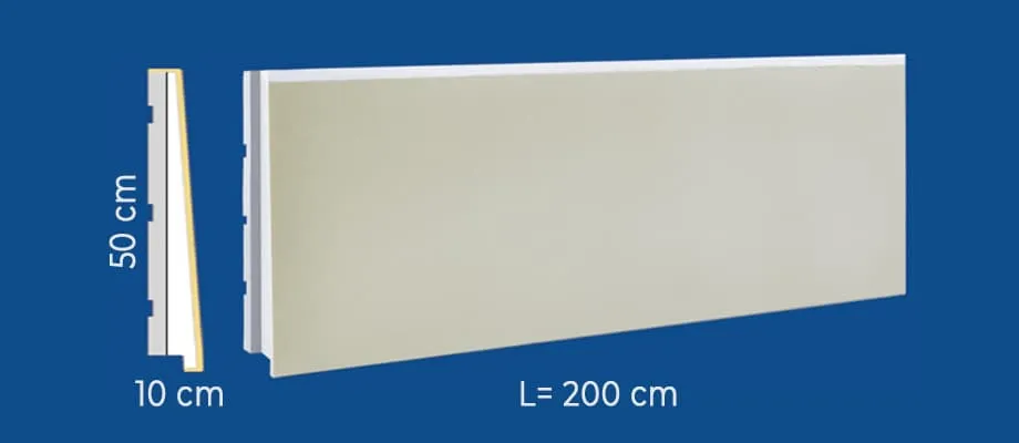 Decoterm panel 10cm - Etno