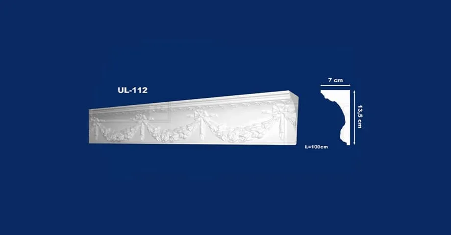Gipsana lajsna ugaona ul 112