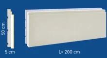 Fasadni Decoterm panel 5cm - Klasik